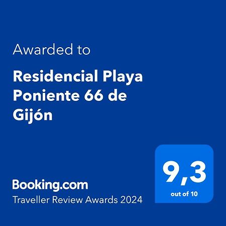 Residencial Playa Poniente 66 De Gijon Daire Dış mekan fotoğraf